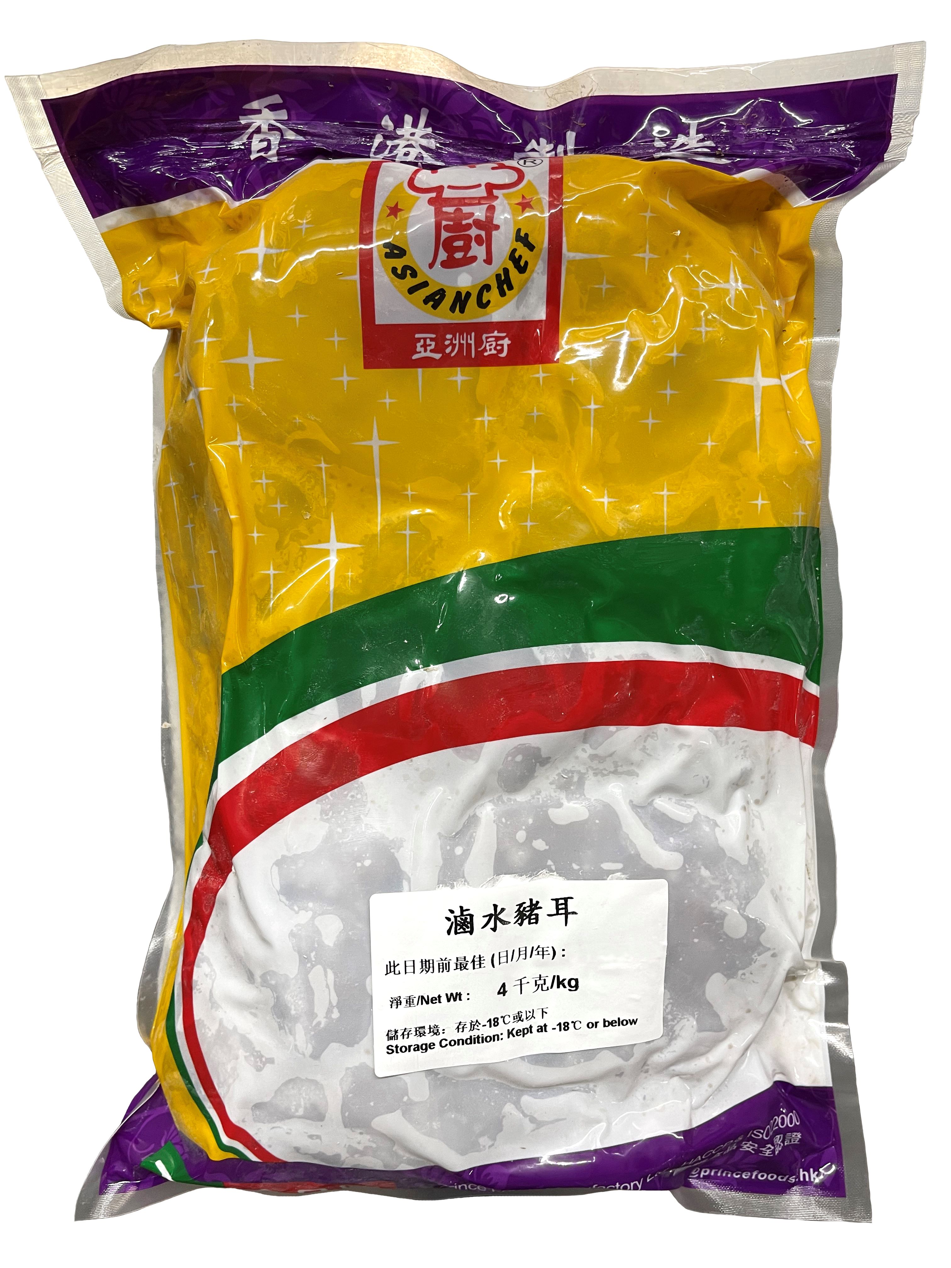 產品封面圖片：开云亞洲廚 - 滷水豬耳 (-18℃) 4kg